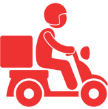 Scooter riding the person icon